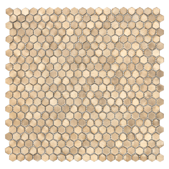 Allumi Gold Hexagon 14 Mosaik