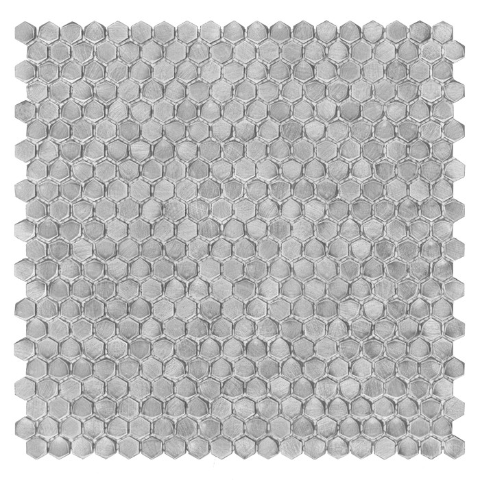 Allumi Silver Hexagon 14 Mosaik